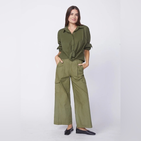 Stateside Voile Long Sleeve Front Twist Shirt - Picture 3 of 8